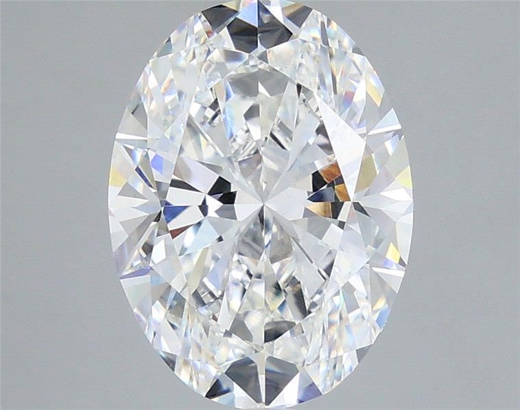 4.09 Carat Oval Shaped, Ideal Cut, D Color, VVS2 Clarity, IGI Certified Lab Grown Diamond