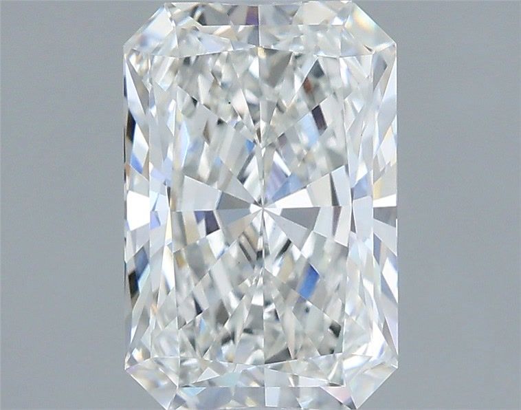 1.46 Carat Radiant Shaped, Ideal Cut, F Color, VS1 Clarity, IGI Certified Lab Grown Diamond