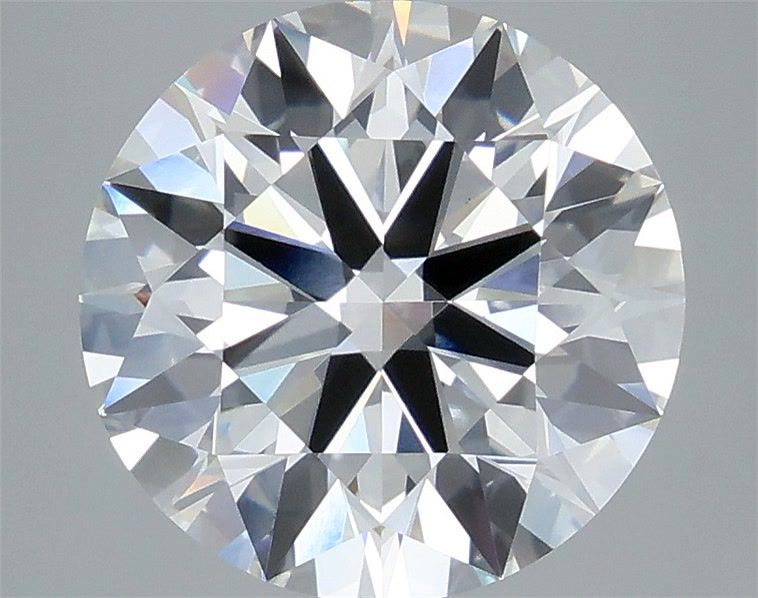 4.52 Carat Round Shaped, Ideal Cut, F Color, VVS2 Clarity, IGI Certified Lab Grown Diamond