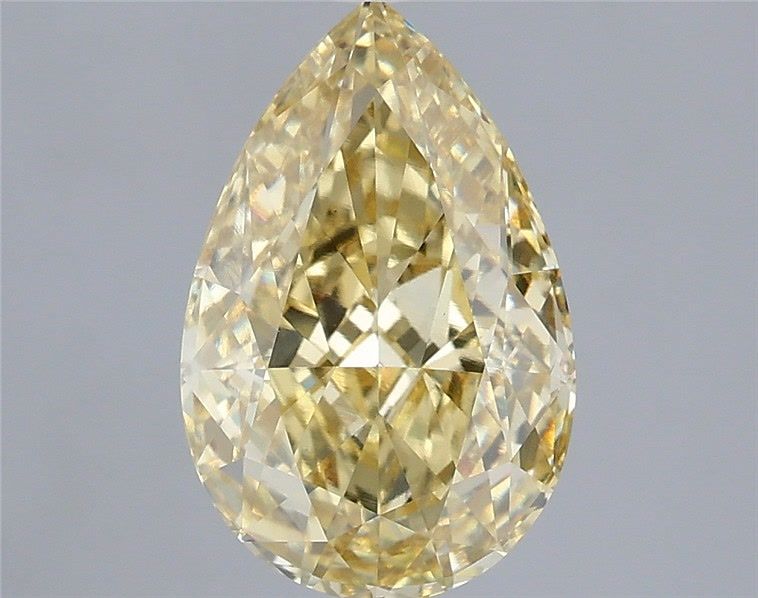 3.07 Carat Pear Shaped, Excellent Cut, VVS2 Clarity, IGI Certified Lab Grown Diamond
