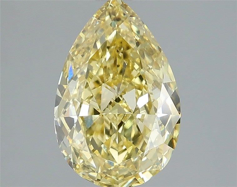 2.10 Carat Pear Shaped, Ideal Cut, VVS2 Clarity, IGI Certified Lab Grown Diamond