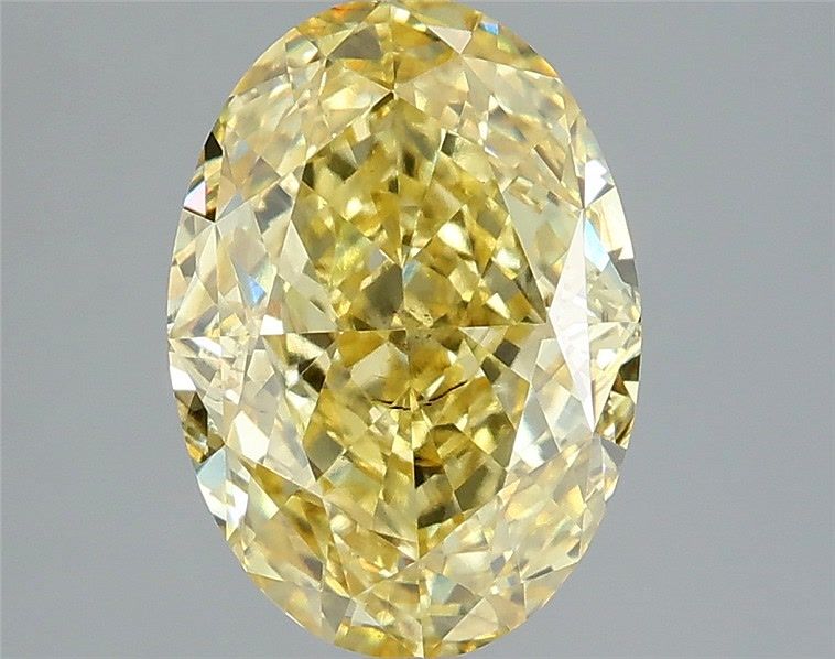 3.53 Carat Oval Shaped, Excellent Cut, SI1 Clarity, IGI Certified Lab Grown Diamond