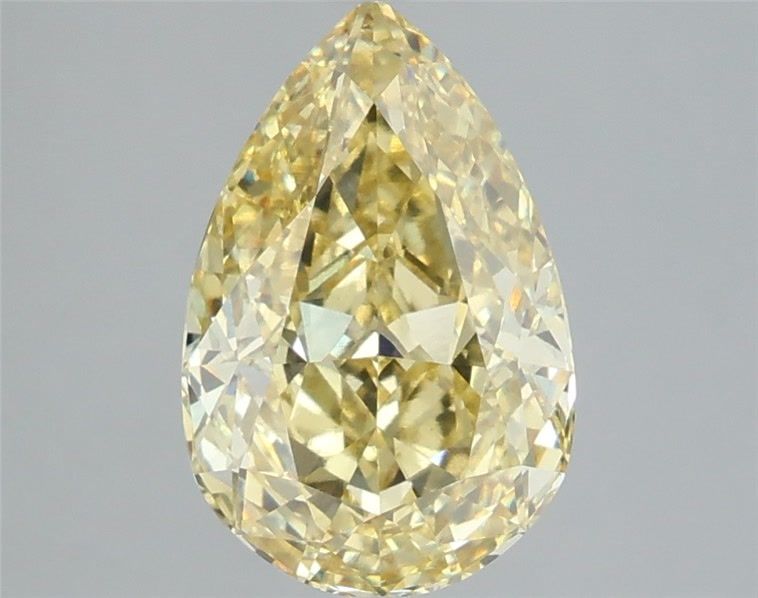3.08 Carat Pear Shaped, Excellent Cut, VS1 Clarity, IGI Certified Lab Grown Diamond