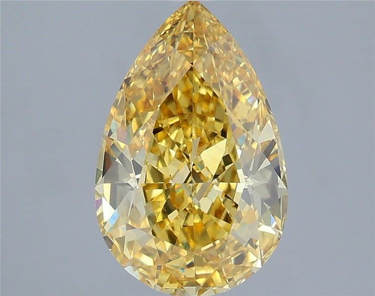 3.05 Carat Pear Shaped, Excellent Cut, VS2 Clarity, IGI Certified Lab Grown Diamond