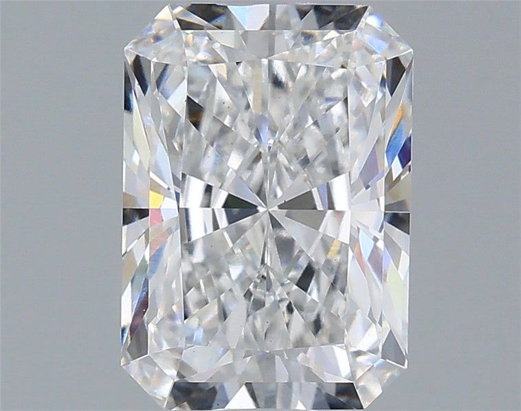 2.02 Carat Radiant Shaped, Ideal Cut, D Color, VS2 Clarity, IGI Certified Lab Grown Diamond