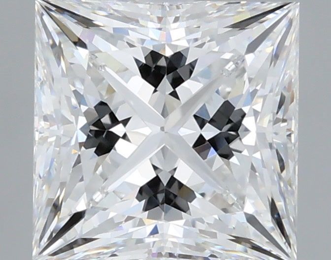 3.01 Carat Princess Shaped, Ideal Cut, E Color, VVS2 Clarity, IGI Certified Lab Grown Diamond