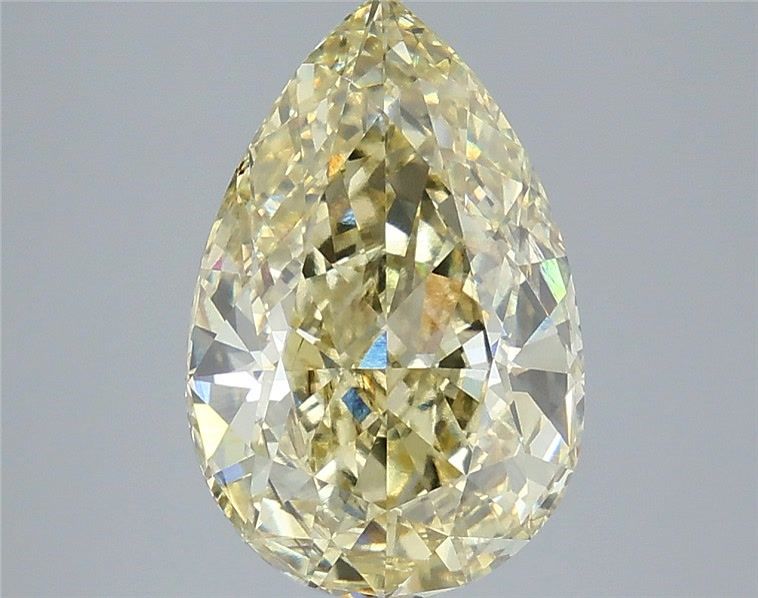 5.08 Carat Pear Shaped, Excellent Cut, SI1 Clarity, IGI Certified Lab Grown Diamond