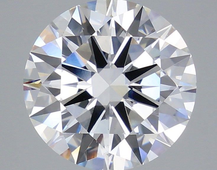 3.91 Carat Round Shaped, Ideal Cut, F Color, VS1 Clarity, IGI Certified Lab Grown Diamond