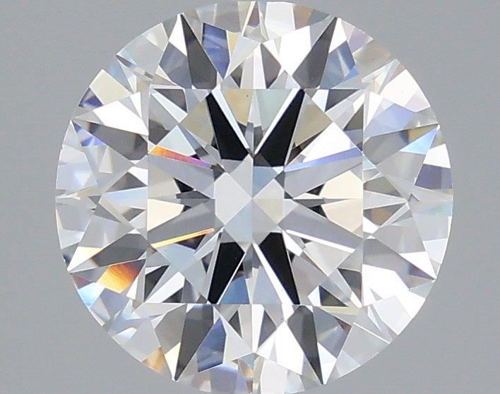 3.08 Carat Round Shaped, Ideal Cut, F Color, VS1 Clarity, IGI Certified Lab Grown Diamond