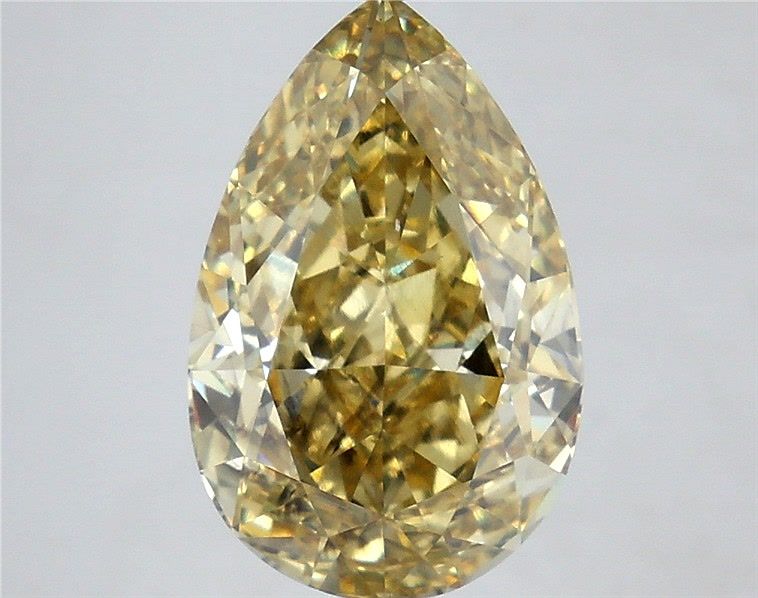 5.03 Carat Pear Shaped, Ideal Cut, SI1 Clarity, IGI Certified Lab Grown Diamond