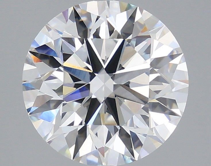 3.35 Carat Round Shaped, Excellent Cut, F Color, VVS2 Clarity, IGI Certified Lab Grown Diamond