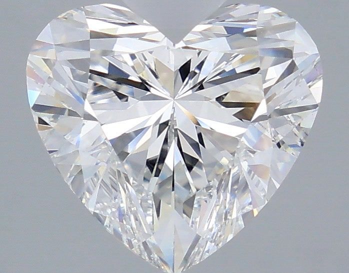 3.37 Carat Heart Shaped, Excellent Cut, F Color, VVS2 Clarity, IGI Certified Lab Grown Diamond