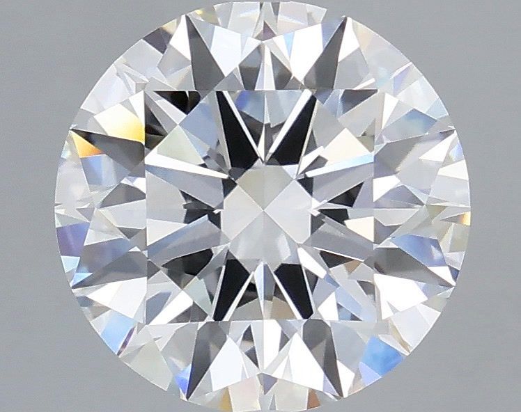 3.58 Carat Round Shaped, Ideal Cut, G Color, VVS2 Clarity, IGI Certified Lab Grown Diamond