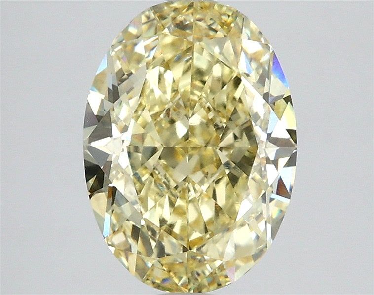 3.08 Carat Oval Shaped, Excellent Cut, VVS2 Clarity, IGI Certified Lab Grown Diamond