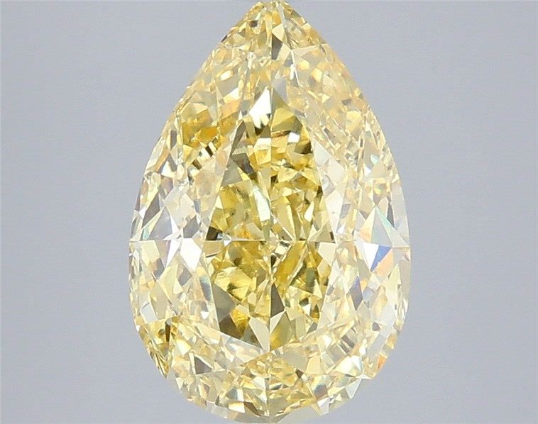 3.54 Carat Pear Shaped, Very Good Cut, VVS2 Clarity, IGI Certified Lab Grown Diamond