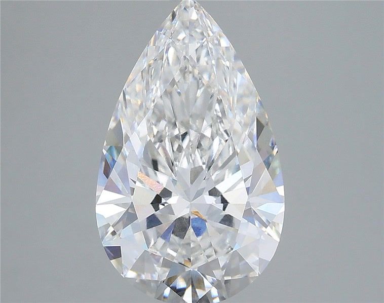 3.53 Carat Pear Shaped, Ideal Cut, E Color, VS1 Clarity, IGI Certified Lab Grown Diamond