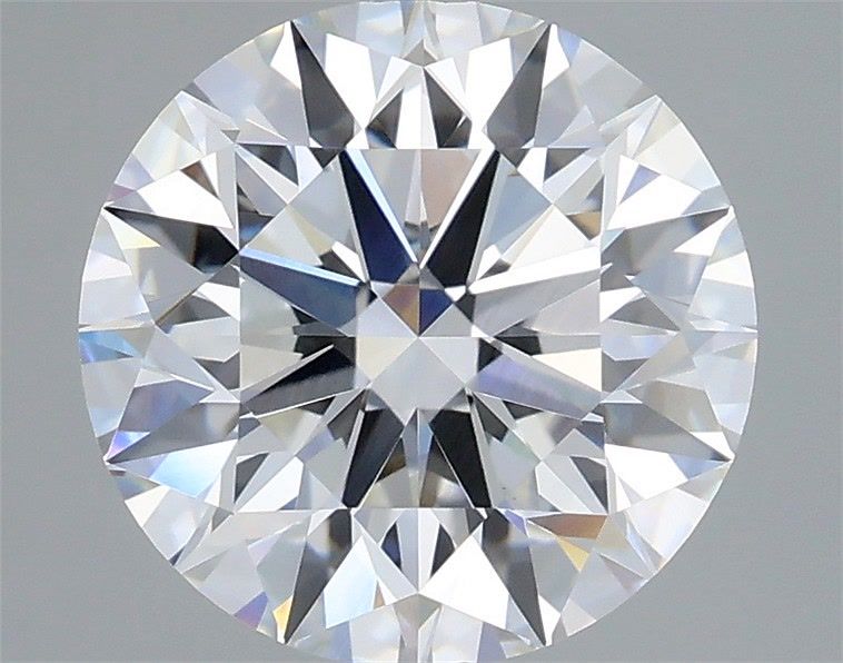 3.06 Carat Round Shaped, Ideal Cut, F Color, VVS2 Clarity, IGI Certified Lab Grown Diamond