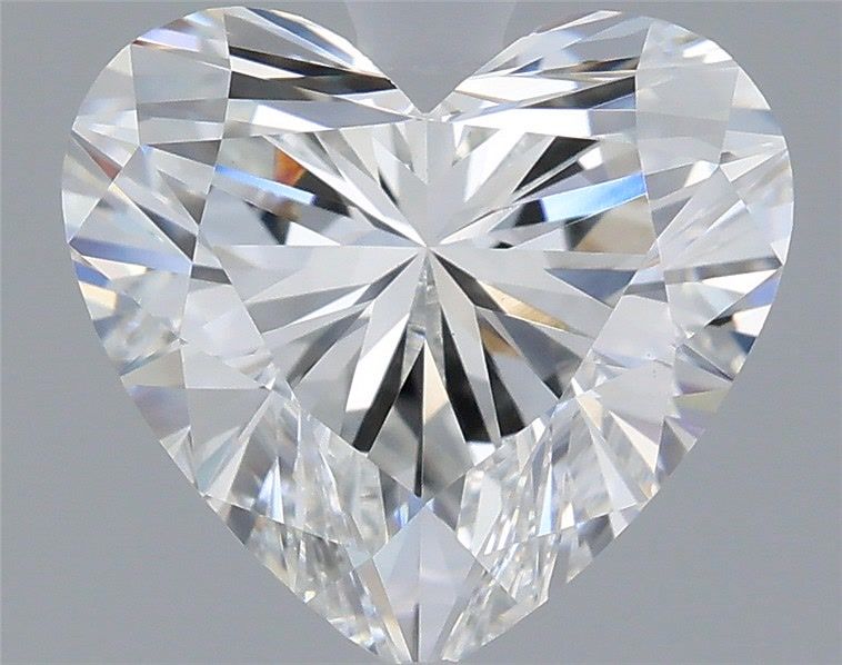 1.82 Carat Heart Shaped, Ideal Cut, E Color, VVS2 Clarity, IGI Certified Lab Grown Diamond