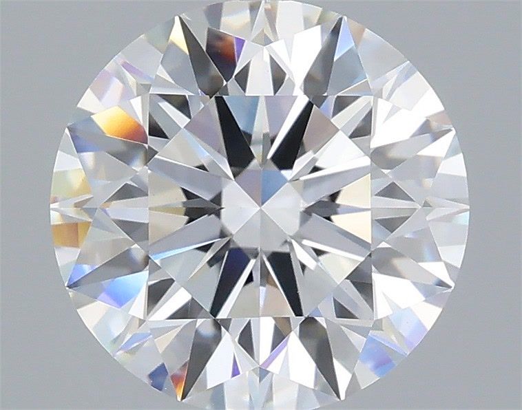 3.10 Carat Round Shaped, Ideal Cut, F Color, VVS2 Clarity, IGI Certified Lab Grown Diamond