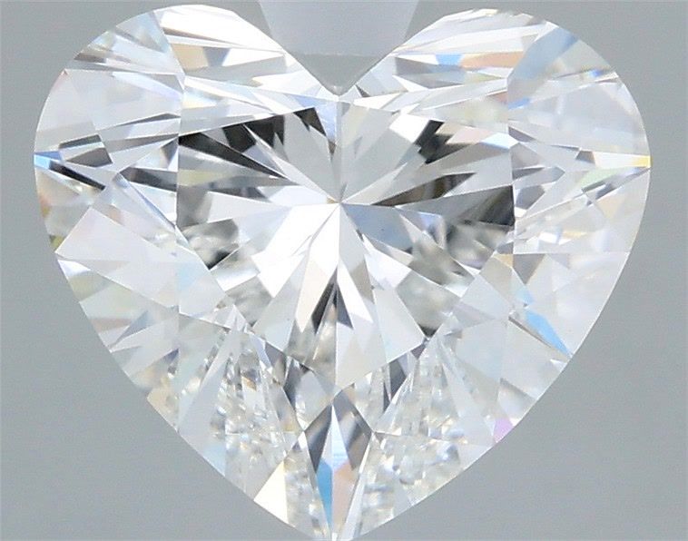 3.48 Carat Heart Shaped, Ideal Cut, E Color, VVS2 Clarity, IGI Certified Lab Grown Diamond