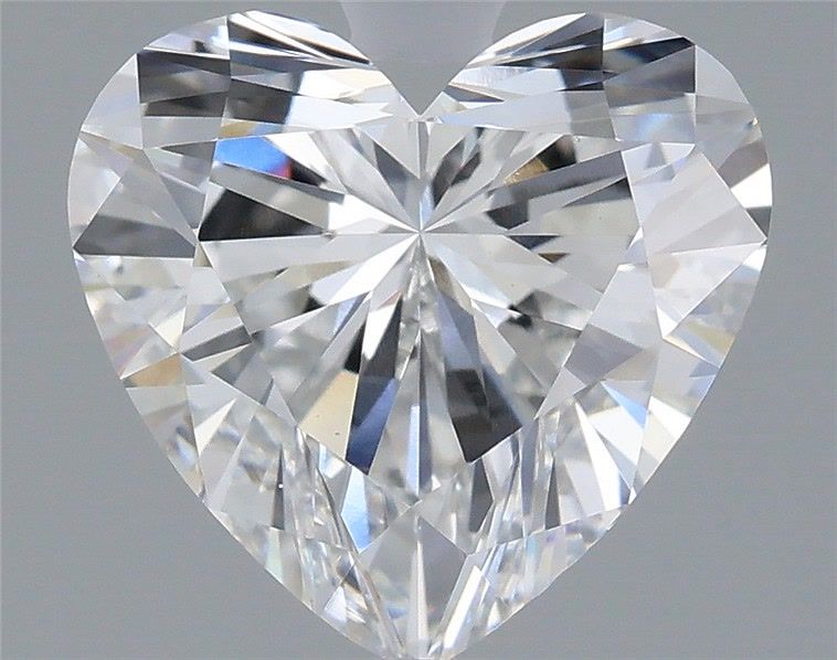 1.86 Carat Heart Shaped, Ideal Cut, E Color, VVS2 Clarity, IGI Certified Lab Grown Diamond