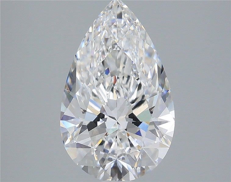 3.58 Carat Pear Shaped, Ideal Cut, E Color, VVS2 Clarity, IGI Certified Lab Grown Diamond
