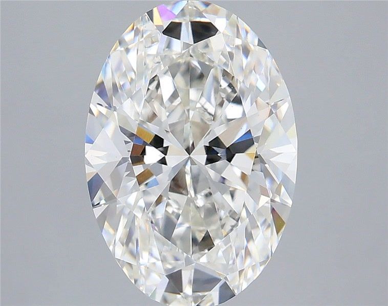 3.50 Carat Oval Shaped, Ideal Cut, G Color, VVS2 Clarity, IGI Certified Lab Grown Diamond