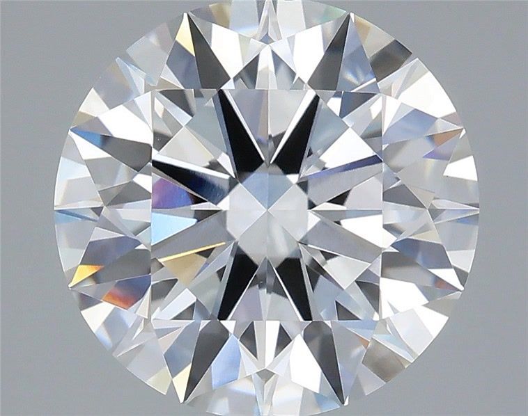 3.53 Carat Round Shaped, Ideal Cut, F Color, VVS2 Clarity, IGI Certified Lab Grown Diamond
