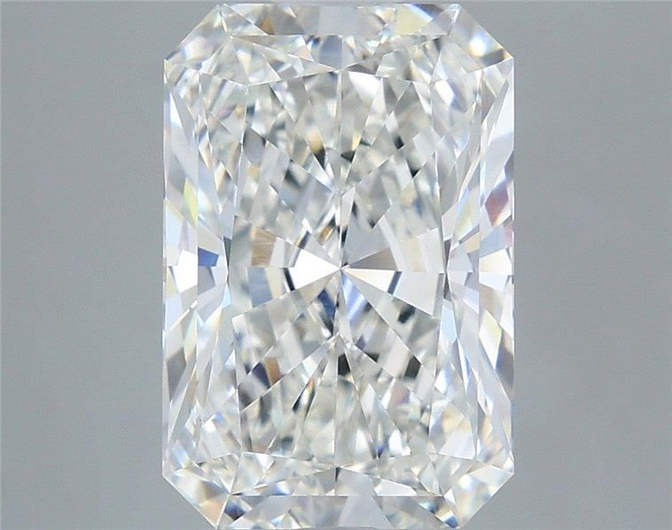 4.58 Carat Radiant Shaped, Ideal Cut, G Color, VVS2 Clarity, IGI Certified Lab Grown Diamond