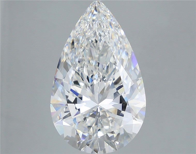 7.51 Carat Pear Shaped, Ideal Cut, E Color, VS1 Clarity, IGI Certified Lab Grown Diamond