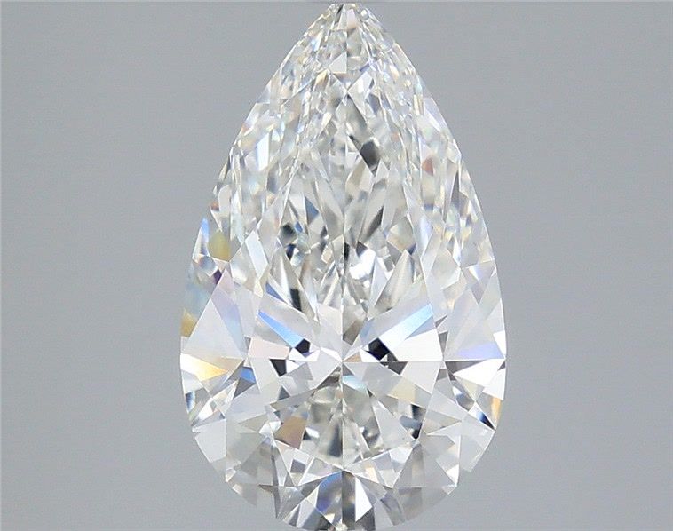 3.09 Carat Pear Shaped, Ideal Cut, G Color, VS1 Clarity, IGI Certified Lab Grown Diamond