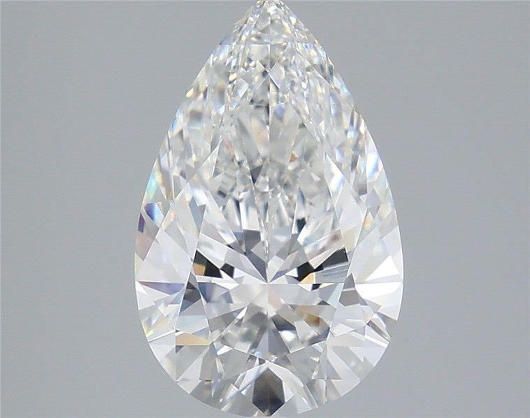 3.50 Carat Pear Shaped, Excellent Cut, E Color, VS1 Clarity, IGI Certified Lab Grown Diamond