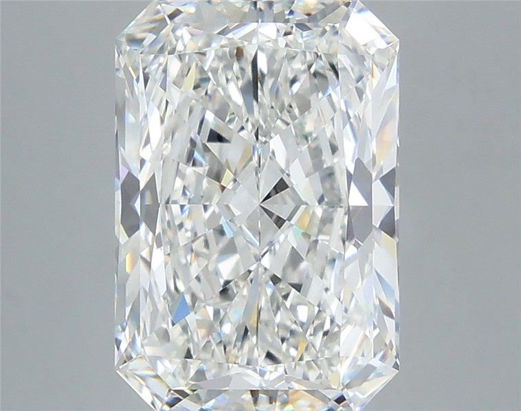 5.53 Carat Radiant Shaped, Ideal Cut, G Color, VVS2 Clarity, IGI Certified Lab Grown Diamond