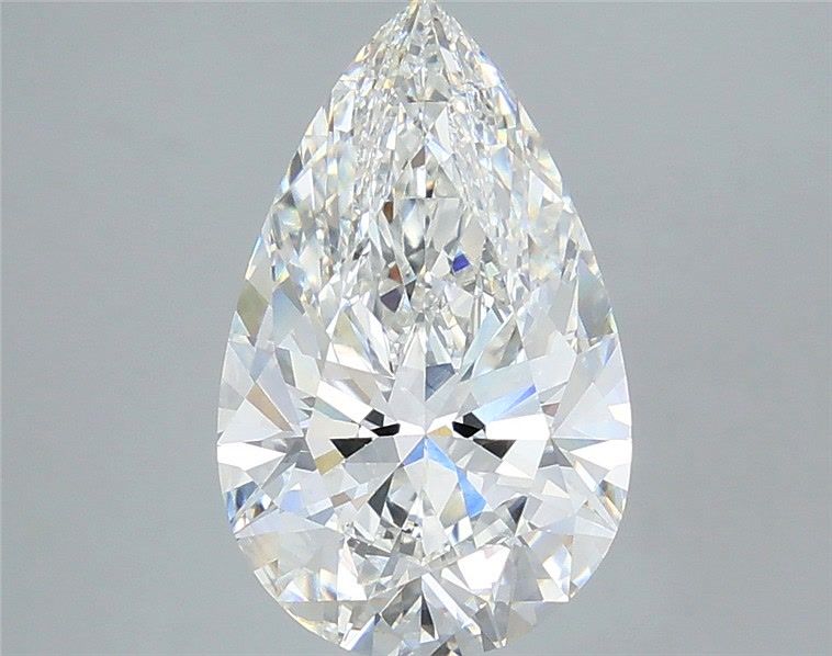 3.50 Carat Pear Shaped, Ideal Cut, G Color, VS1 Clarity, IGI Certified Lab Grown Diamond
