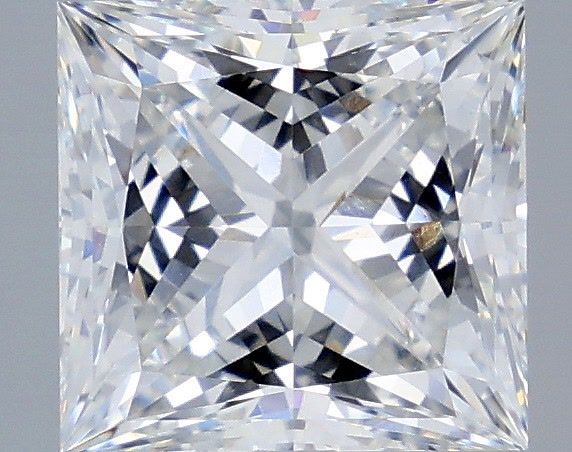 3.06 Carat Princess Shaped, Ideal Cut, E Color, VVS2 Clarity, IGI Certified Lab Grown Diamond