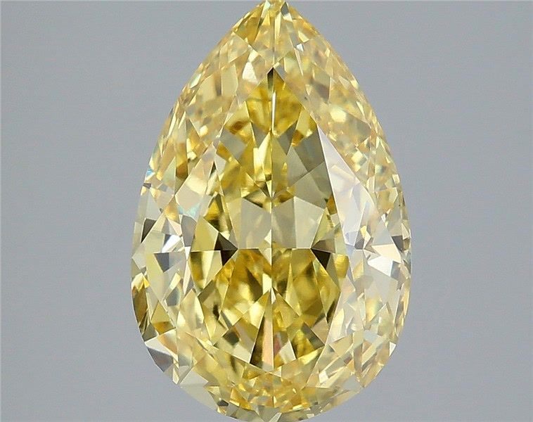 3.59 Carat Pear Shaped, Ideal Cut, VVS2 Clarity, IGI Certified Lab Grown Diamond