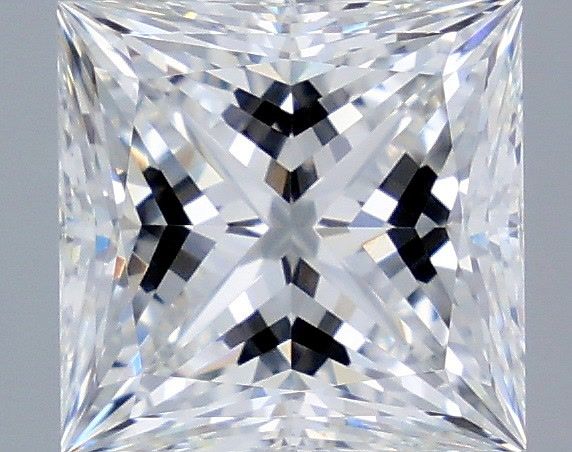 3.06 Carat Princess Shaped, Ideal Cut, E Color, VVS2 Clarity, IGI Certified Lab Grown Diamond