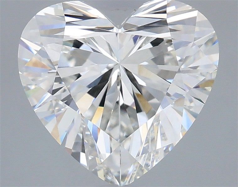 3.09 Carat Heart Shaped, Ideal Cut, F Color, VVS2 Clarity, IGI Certified Lab Grown Diamond