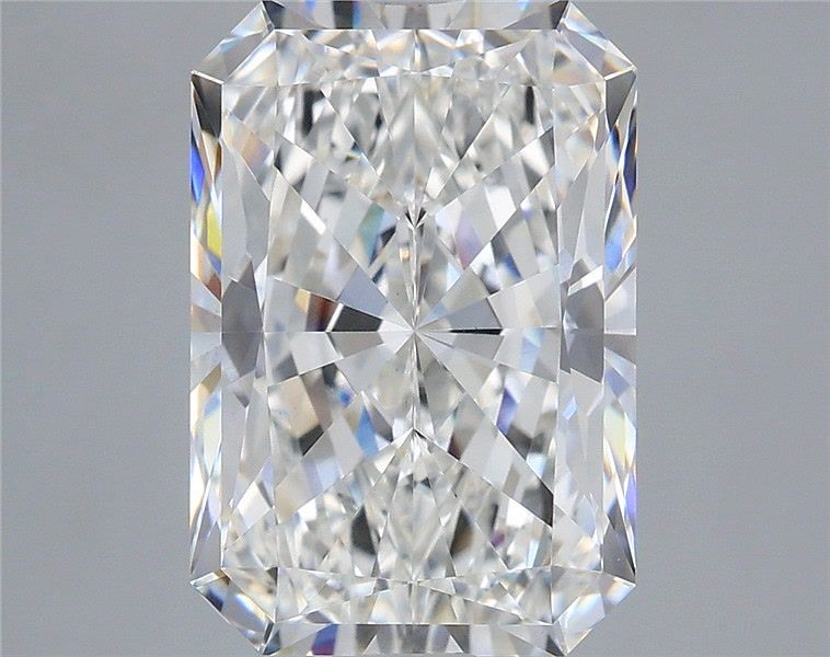 5.52 Carat Radiant Shaped, Ideal Cut, E Color, VS1 Clarity, IGI Certified Lab Grown Diamond