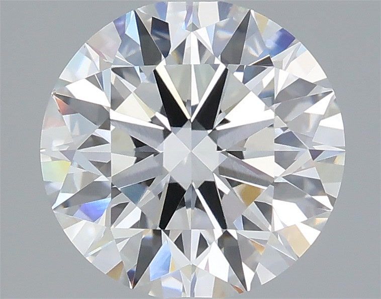 3.07 Carat Round Shaped, Ideal Cut, E Color, VVS2 Clarity, IGI Certified Lab Grown Diamond