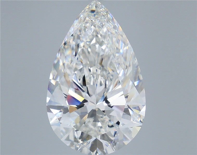11.01 Carat Pear Shaped, Ideal Cut, F Color, VVS2 Clarity, IGI Certified Lab Grown Diamond
