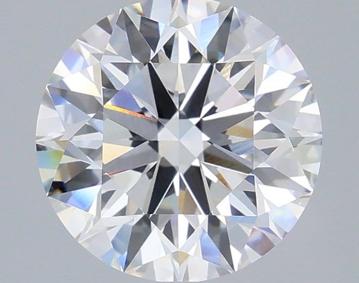 3.08 Carat Round Shaped, Ideal Cut, E Color, VVS2 Clarity, IGI Certified Lab Grown Diamond