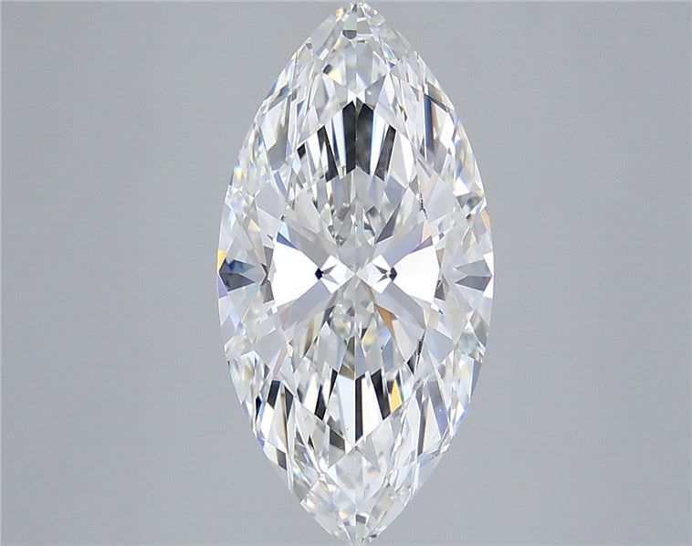 4.51 Carat Marquise Shaped, Ideal Cut, F Color, SI1 Clarity, IGI Certified Lab Grown Diamond