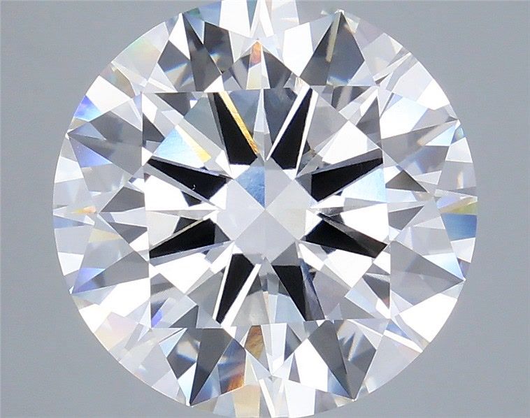 8.02 Carat Round Shaped, Ideal Cut, E Color, VVS2 Clarity, IGI Certified Lab Grown Diamond