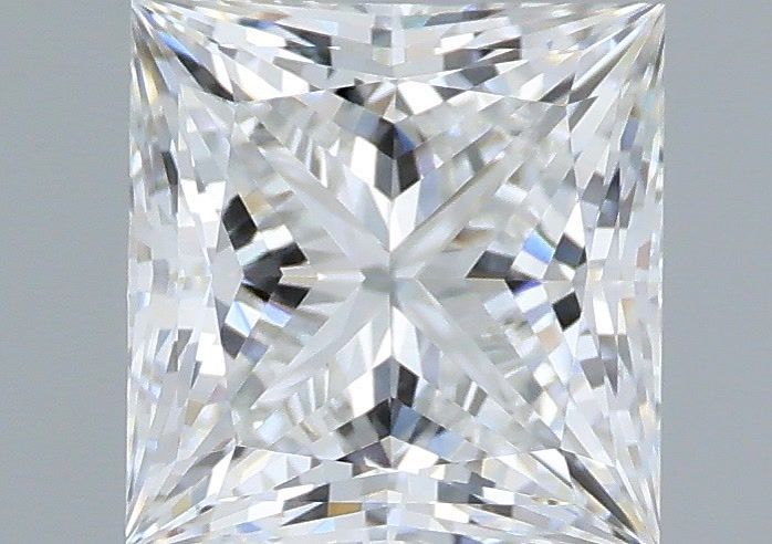 1.58 Carat Princess Shaped, Ideal Cut, D Color, VVS2 Clarity, IGI Certified Lab Grown Diamond