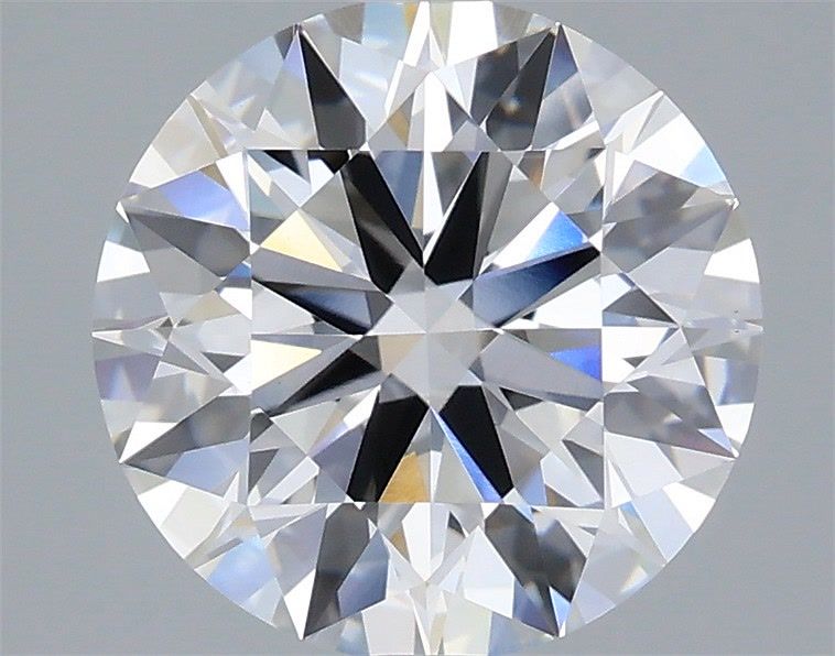 3.01 Carat Round Shaped, Ideal Cut, D Color, VVS2 Clarity, IGI Certified Lab Grown Diamond