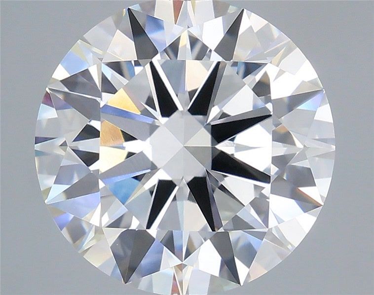 5.06 Carat Round Shaped, Excellent Cut, E Color, VVS1 Clarity, IGI Certified Lab Grown Diamond