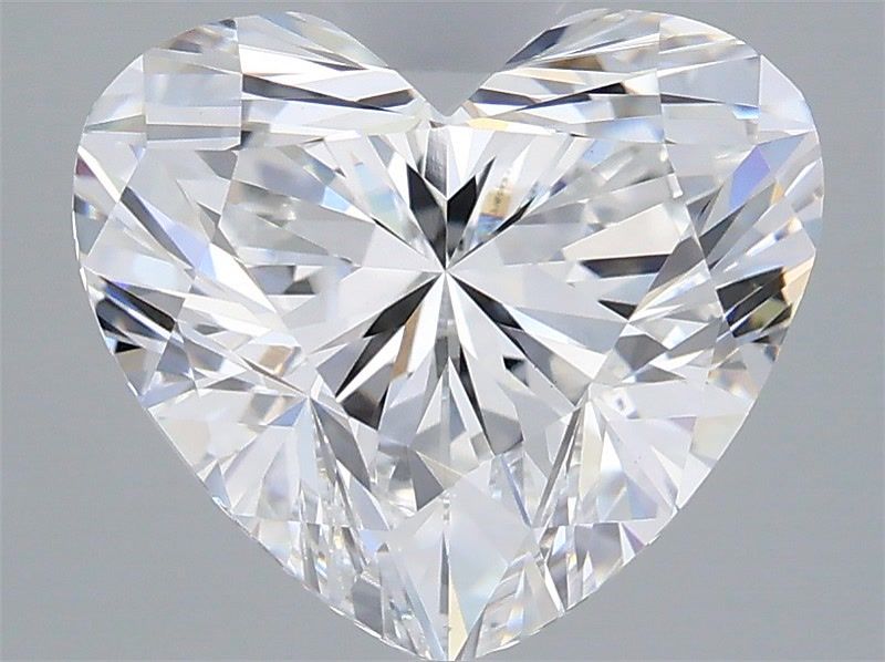 3.09 Carat Heart Shaped, Ideal Cut, D Color, VS1 Clarity, IGI Certified Lab Grown Diamond