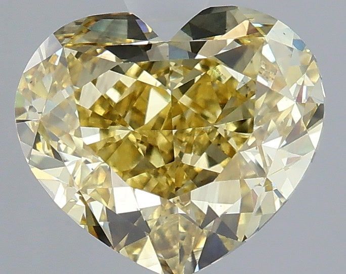 2.57 Carat Heart Shaped, Excellent Cut, VS2 Clarity, IGI Certified Lab Grown Diamond