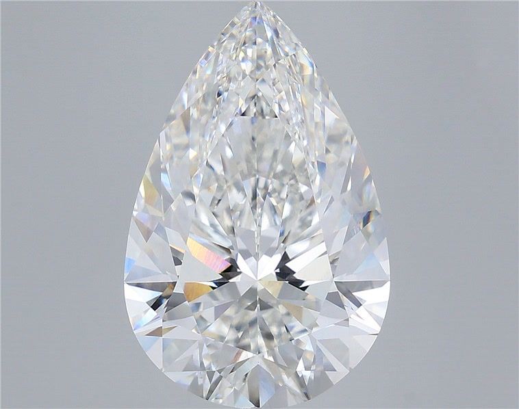 11.59 Carat Pear Shaped, Ideal Cut, F Color, VVS2 Clarity, IGI Certified Lab Grown Diamond